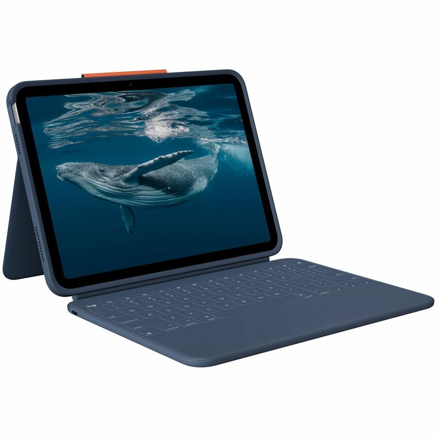 Logitech Rugged Combo 4c Keyboard Case for iPad 10th Generation and A16, 920-014163