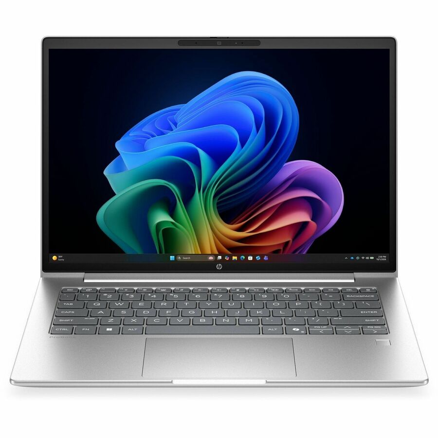 HP ProBook 4 G2i 14-Inch Copilot+ PC Notebook, Intel Core 5, 16GB RAM, 512GB SSD, WUXGA Display, Pike Silver - E09CVAT#ABA