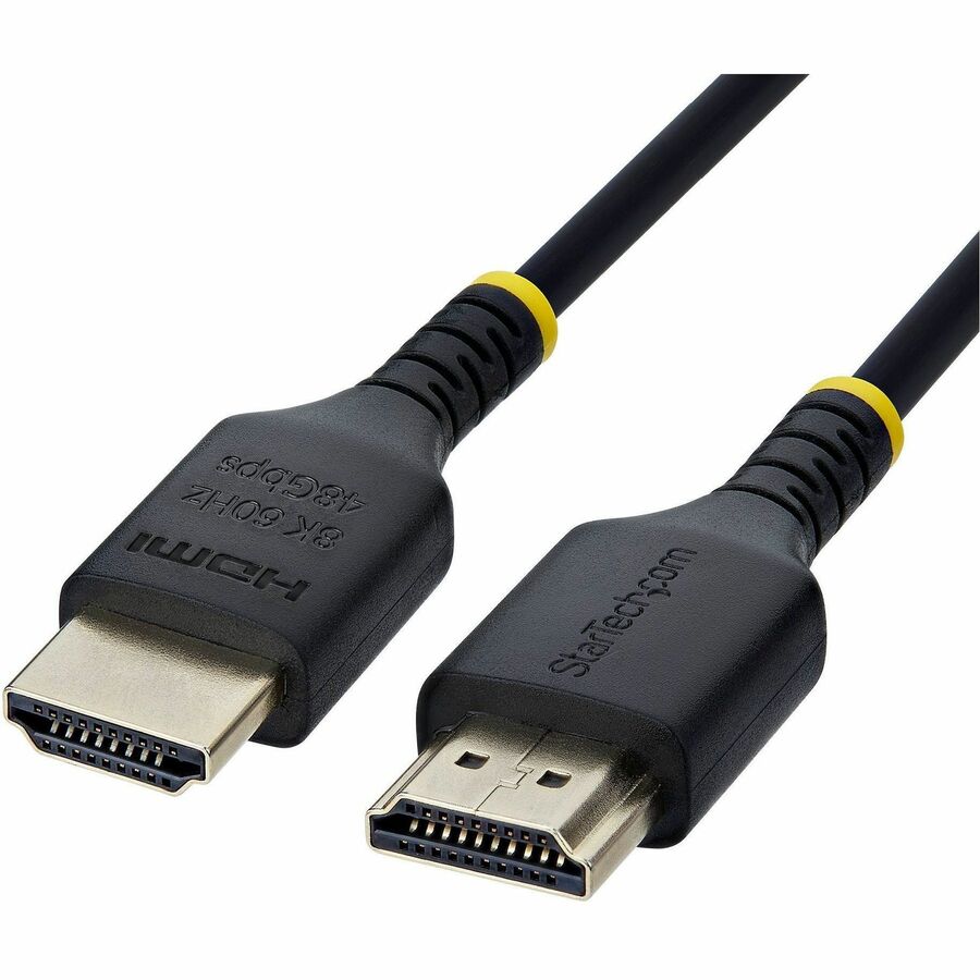 StarTech.com HDMI21-CBL-SLIM-3F 3 ft Slim Certified Ultra High Speed HDMI 2.1 Cable
