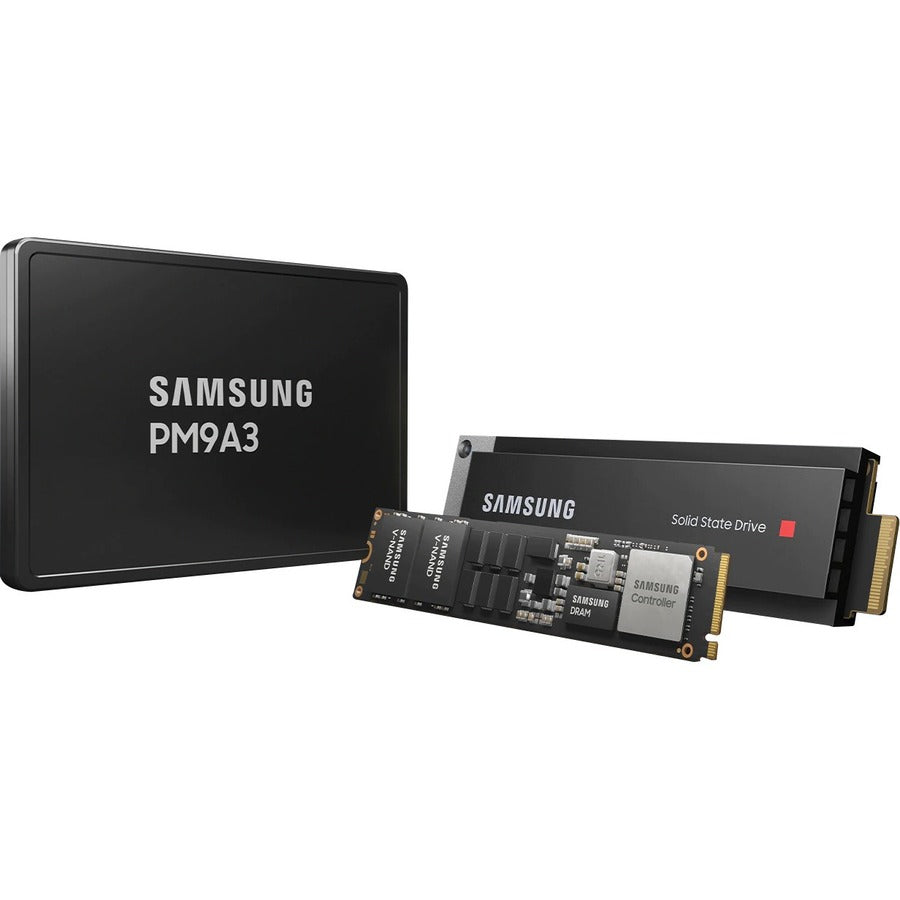 Samsung PM9A3 7.68TB Internal Solid State Drive, 2.5-Inch U.2 PCIe NVMe x4, MZQL27T6HBLA-00W07