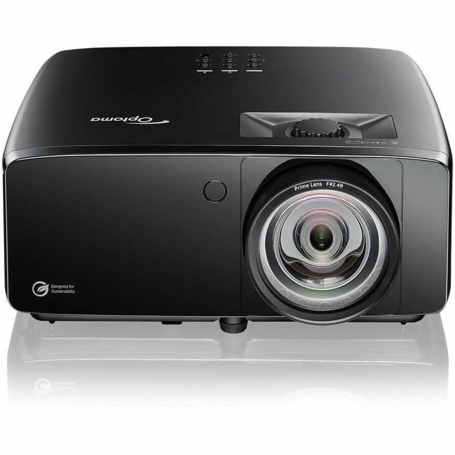 Optoma ZK521ST-B 4K Laser Short Throw Golf Sim Projector - Wall Mountable, 16:9 Aspect Ratio