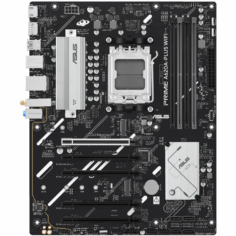Asus Prime A620A-PLUS WIFI Gaming Desktop Motherboard with AMD Ryzen Support