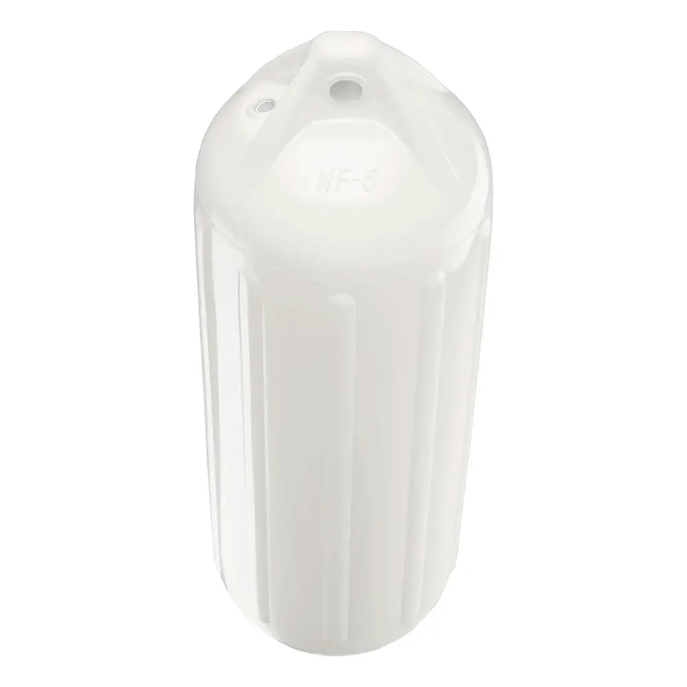 Polyform NF-5 Heavy-Duty Twin Eye Boat Fender - 8.9 x 26.8 inches, White