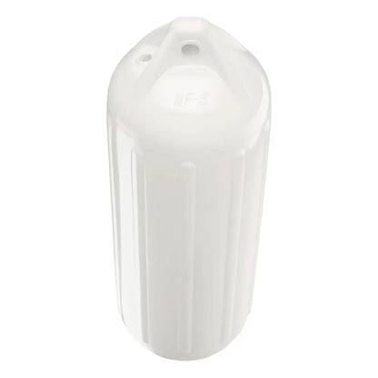 Polyform NF-5 Heavy-Duty Twin Eye Boat Fender - 8.9 x 26.8 inches, White