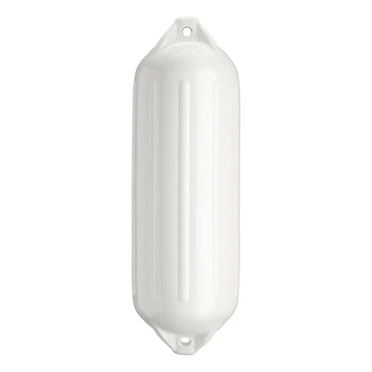Polyform NF-5 Heavy-Duty Twin Eye Boat Fender - 8.9 x 26.8 inches, White