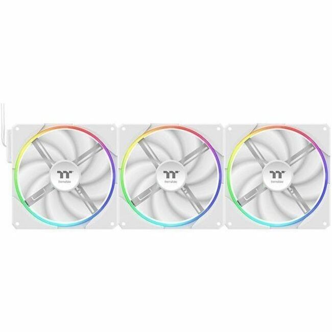 Thermaltake TS140 EX RGB Cooling Fan - 3 Pack with Individual Temperature Sensing and RGB Lighting