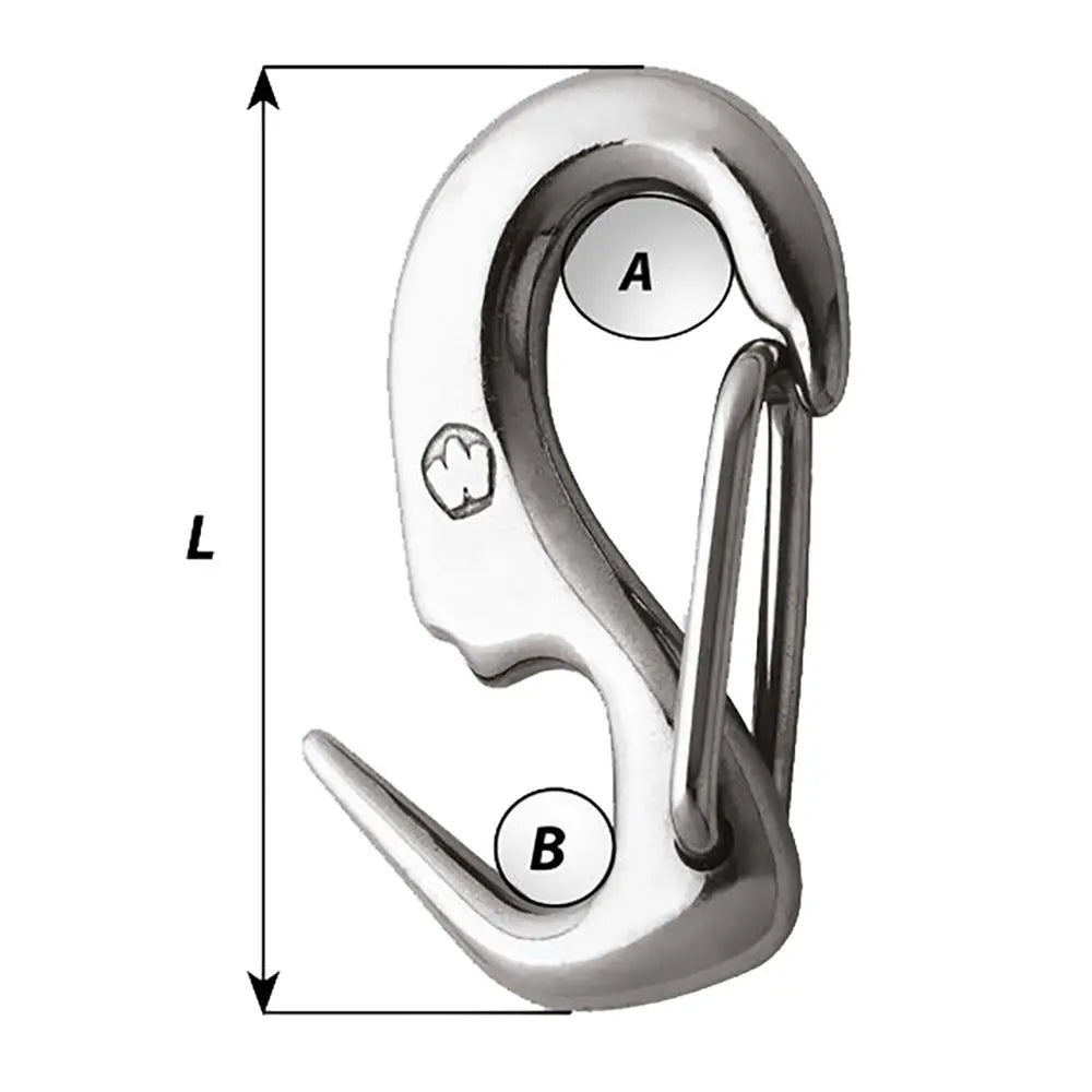 Wichard Marine 5/16 Stainless Steel Sail Snap Plus - Forged Grade 316L Marine Hardware
