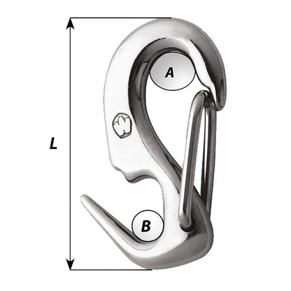 Wichard Marine 5/16 Stainless Steel Sail Snap Plus - Forged Grade 316L Marine Hardware