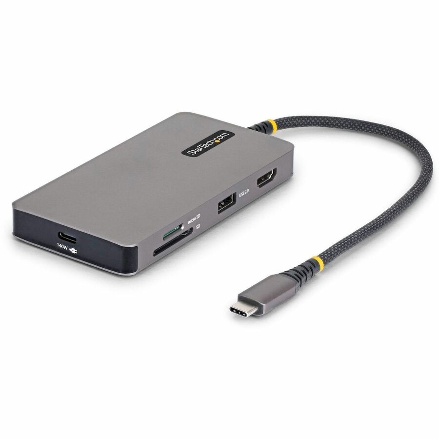 StarTech.com USB-C Multiport Docking Station with 4K HDMI, 140W Power Delivery, and Card Readers