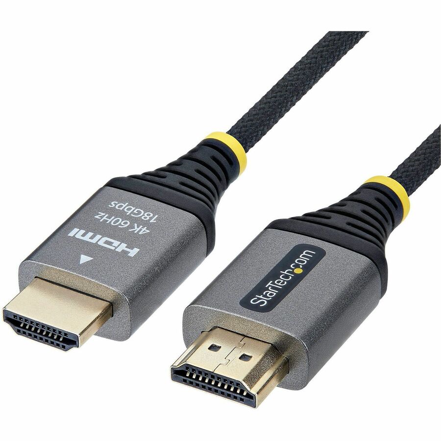 StarTech.com 3ft Premium Certified High Speed HDMI Cable - Ultra Flexible 4K 60Hz/1440p 144Hz for AV & Pro Workspaces