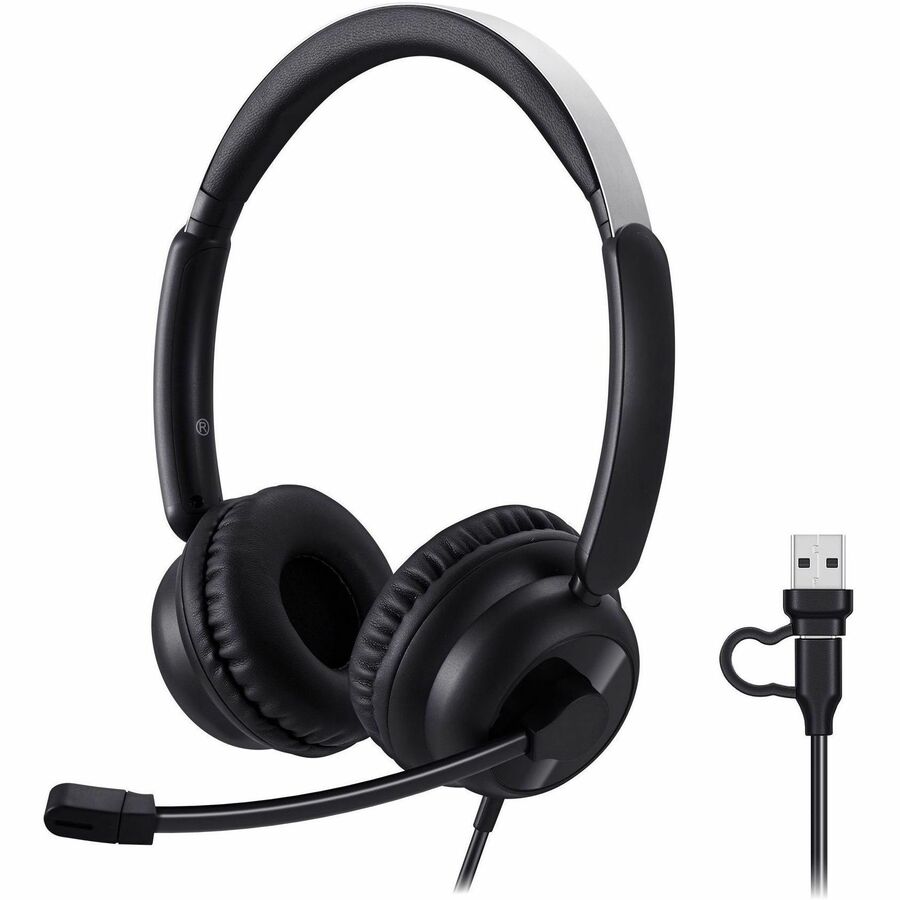 Adesso Xtream P9 Headset with Noise Cancellation and Built-in Microphone for Clear Calls