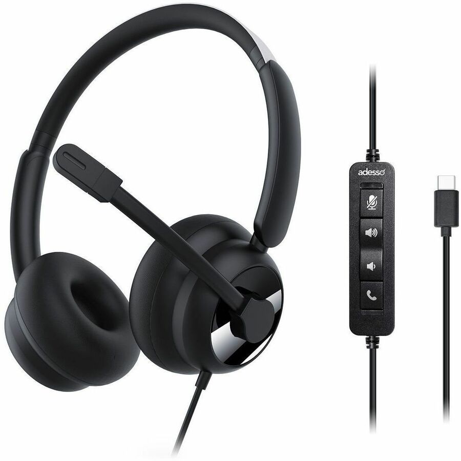 Adesso Xtream P9-TAA Circumaural Stereo USB Headset with Boom Microphone