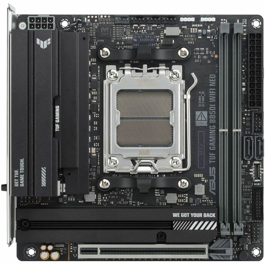 ASUS TUF Gaming B850I WIFI NEO Mini ITX Motherboard with AMD B850 Chipset and Ryzen 7 Support