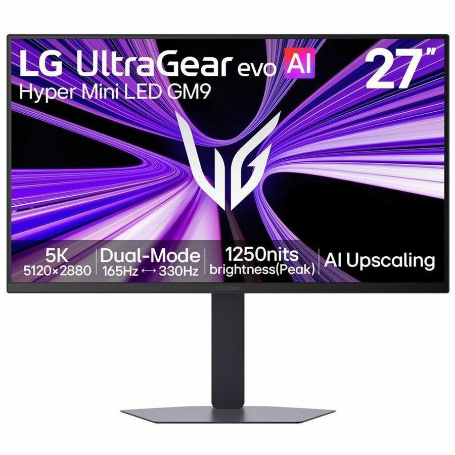 LG UltraGear evo 27GM950B-B 27-Inch 5K Gaming Monitor with Hyper Mini LED and Dual-Mode Refresh Rate