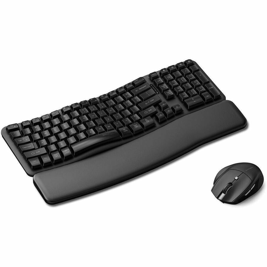 Kensington Pro Fit Ergo KM620-RC Wireless Rechargeable Keyboard and Mouse Set