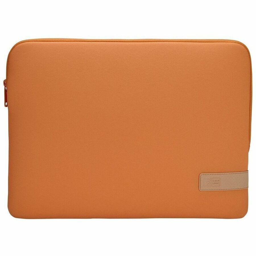 Case Logic Reflect 14" Laptop Sleeve in Luscious Orange - Slim, Cushioned Protection with Plush Interior