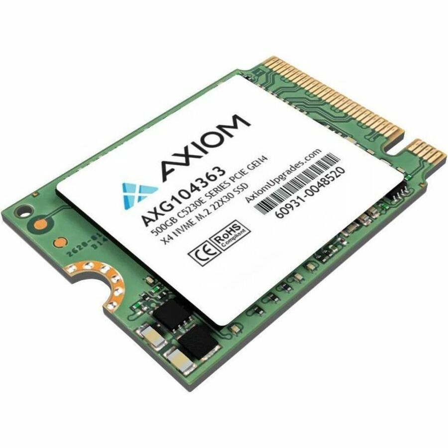 Axiom C5230e 500GB PCIe Gen4 x4 NVMe M.2 2230 Internal SSD, AXG104363