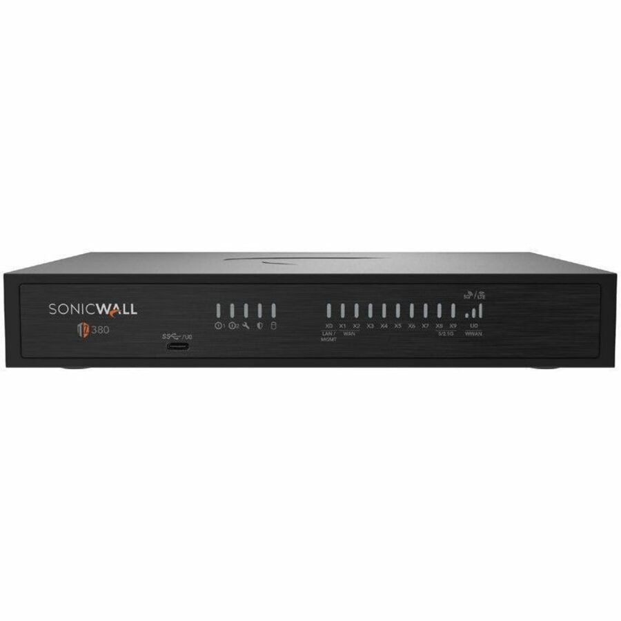 SonicWall TZ380 Network Security Firewall Appliance with TotalSecure Essential Edition, 03-SSC-6944