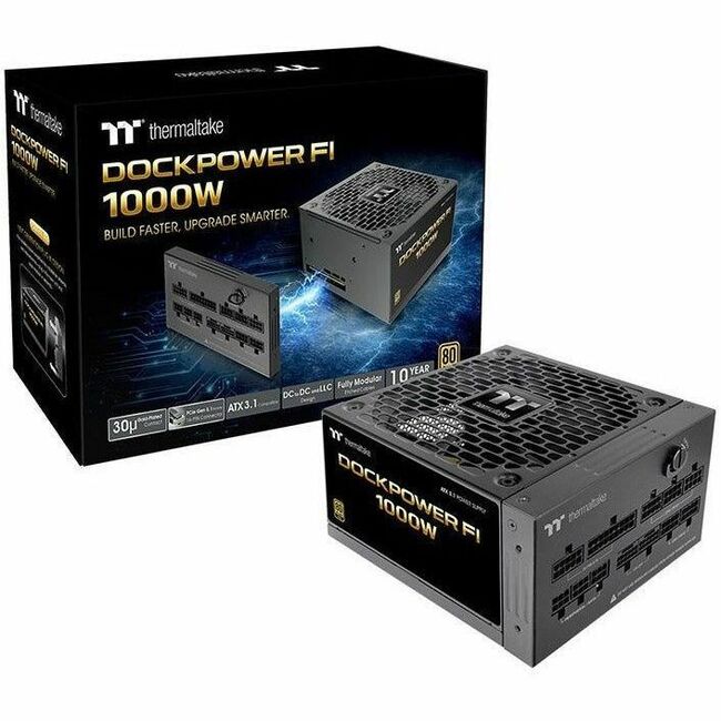 Thermaltake Dockpower FI 1000W ATX Power Supply, PS-DCP-1000FNFAGU-2