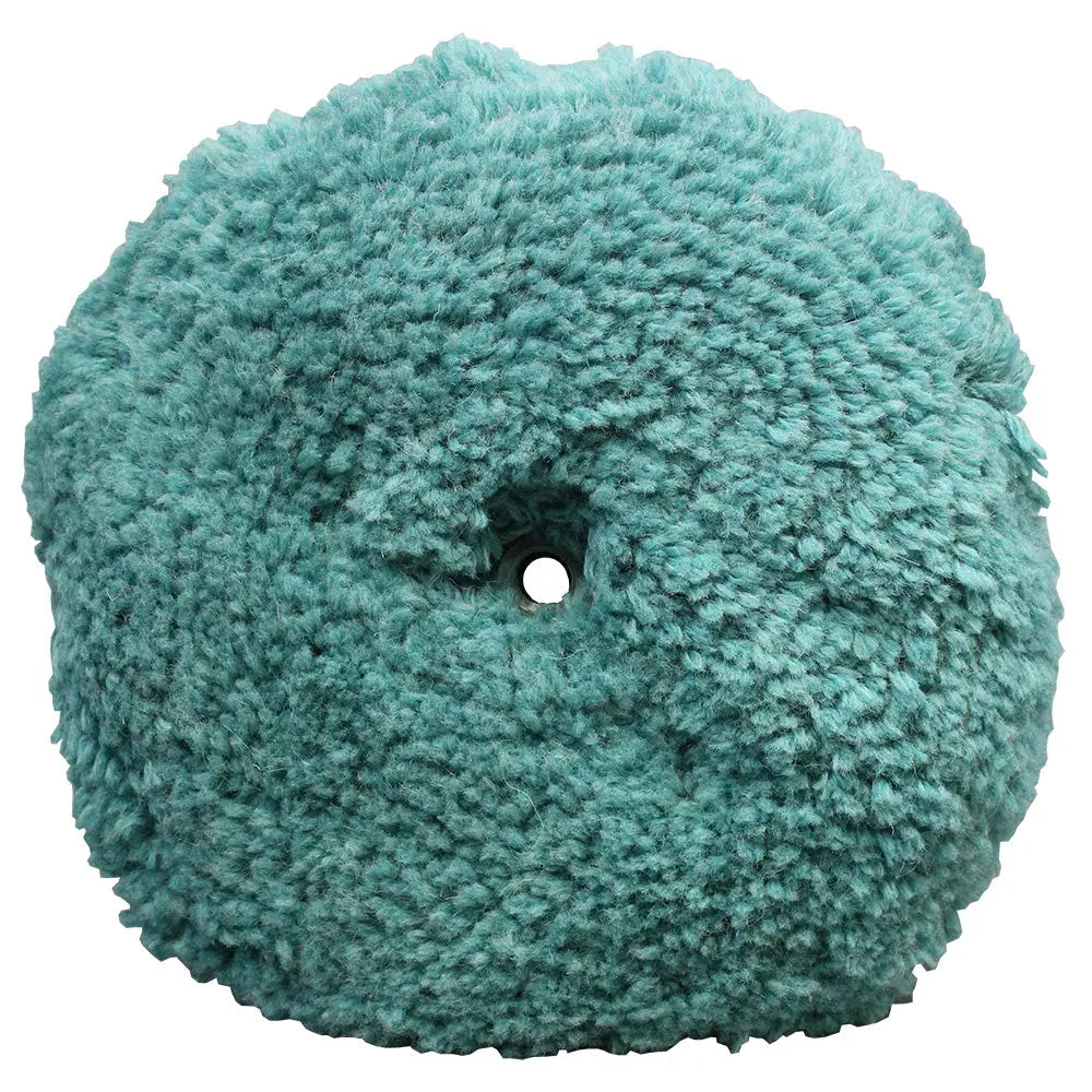 Presta Green Double-Sided Wool Light Cutting and Polishing Pad - 9 Inches