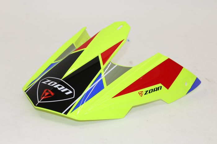 ZOAN Synchrony-MX Visor Equipe Graphic with Fluorescent Yellow Design - Part Number 094-238