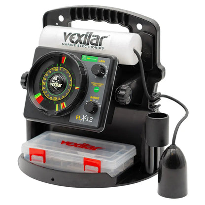 Vexilar FLX-12 Pro Pack II Fishing System with 12 Degree Ice Transducer