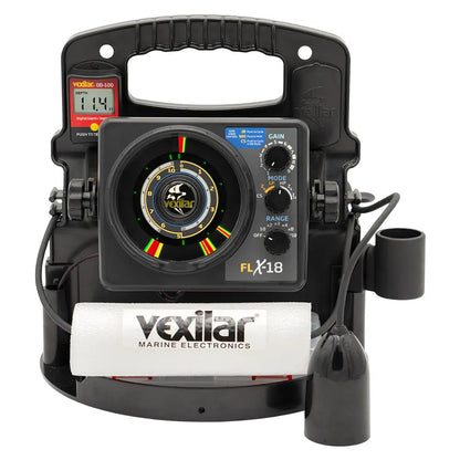 Vexilar FLX-18 Pro Pack II Fishing System with 12 Degree Ice-Ducer and DD-100