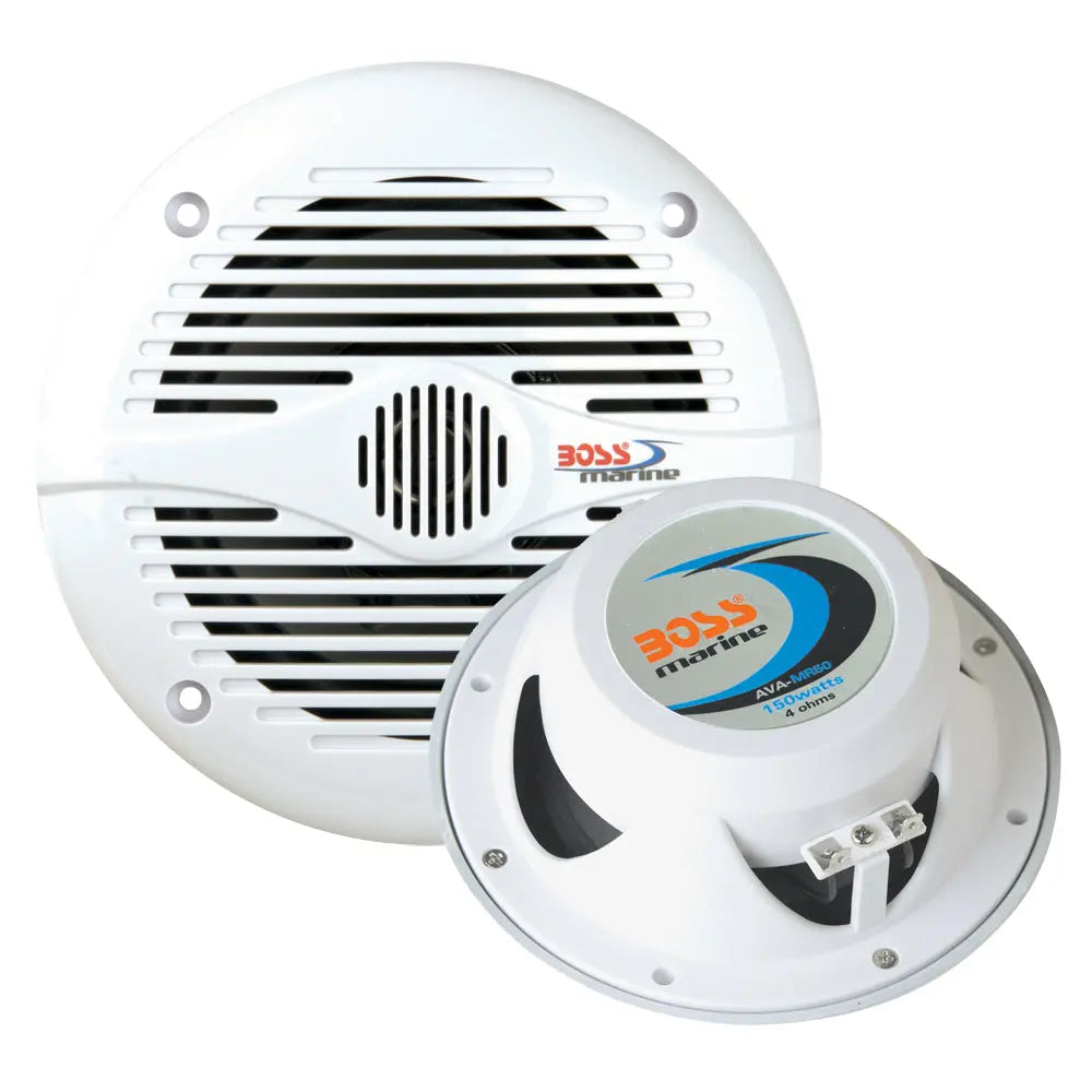 Boss Audio MR60 6.5-inch Waterproof Marine Speakers - White Pair