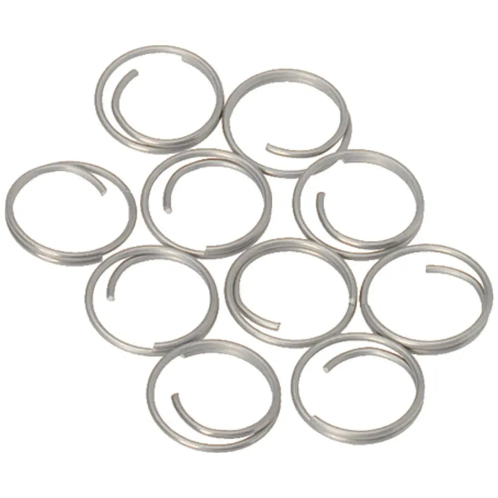 Barton Marine Stainless Steel Large Split Rings – 14mm, Pack of 10