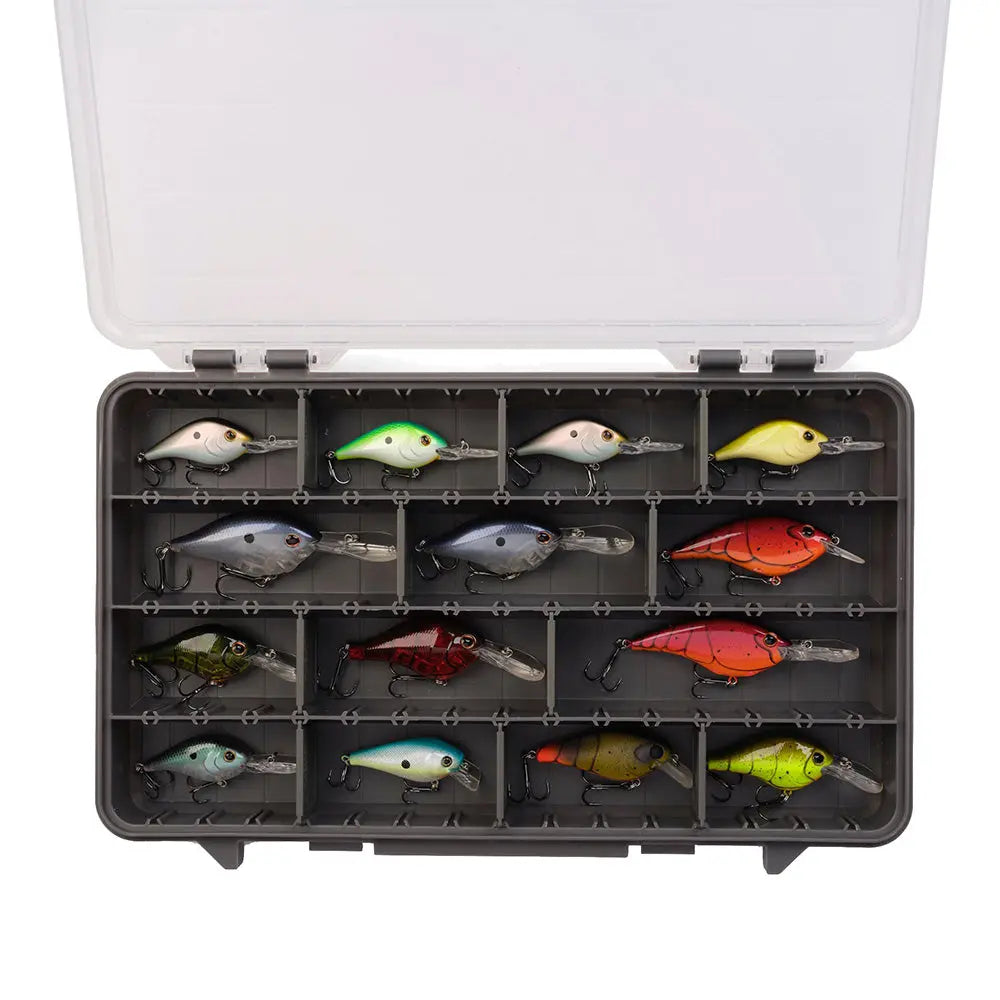 Plano Stowaway 3700 Waterproof Tackle Box with Adjustable Compartments and Rust-Resistant Technology