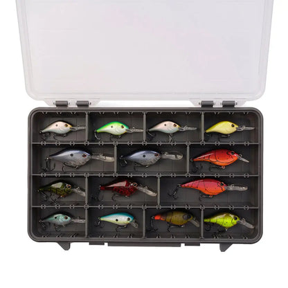 Plano Stowaway 3700 Waterproof Tackle Box with Adjustable Compartments and Rust-Resistant Technology