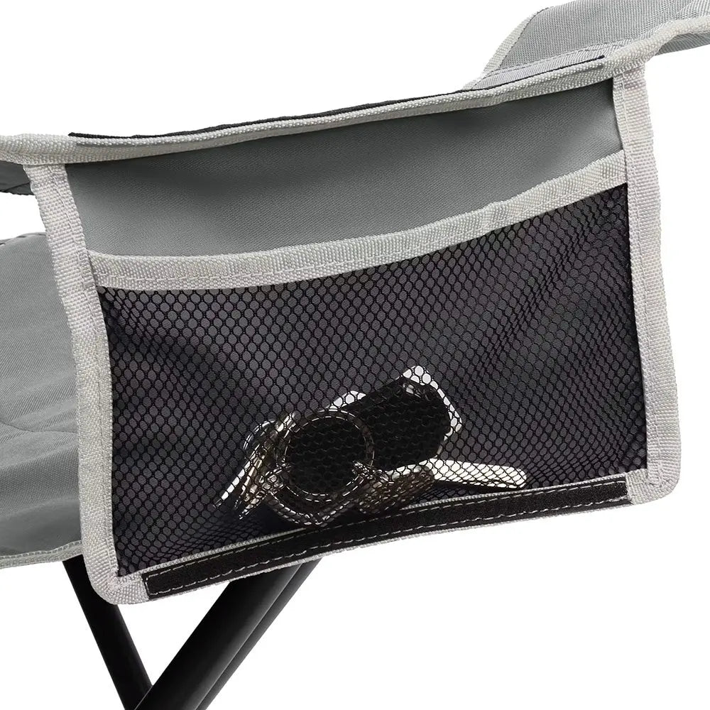 Coleman Big & Tall Quad Camping Chair in Grey with Support for 600 lbs