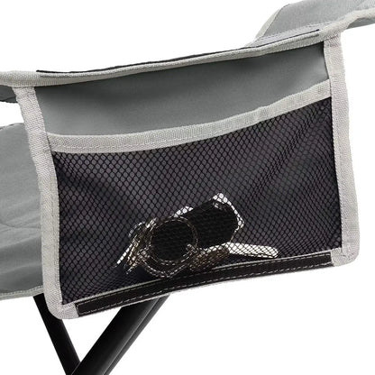 Coleman Big & Tall Quad Camping Chair in Grey with Support for 600 lbs