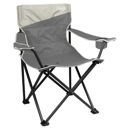 Coleman Big & Tall Quad Camping Chair in Grey with Support for 600 lbs