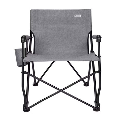 Coleman Forester Series Deck Chair - Grey for Outdoor Relaxation and Camping