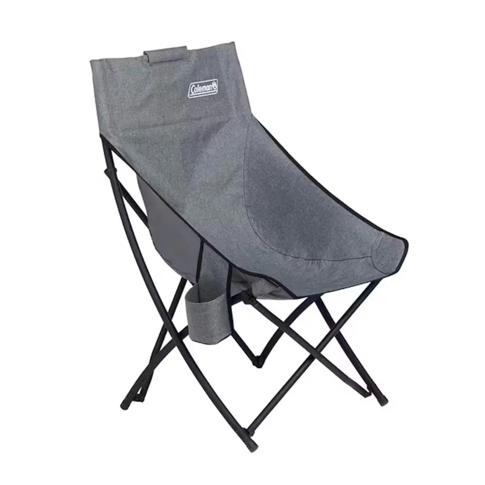 Coleman Forester Series Bucket Chair in Grey – Portable Outdoor Camping and Patio Seat