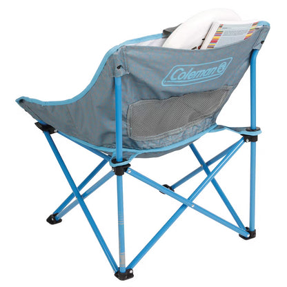 Coleman Kickback Breeze Chair in Blue - Lightweight Portable Camping and Lounge Chair