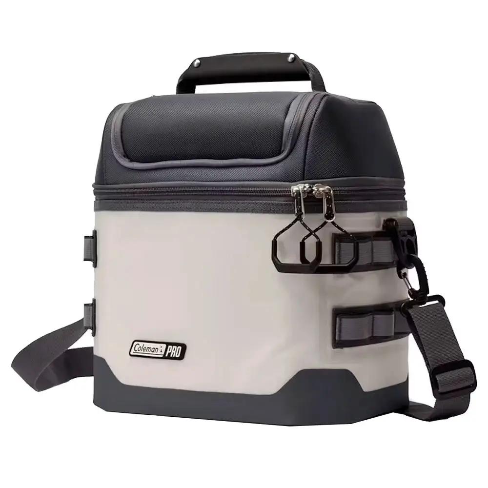 Coleman Pro Soft Cooler 16-Can Mushroom | Durable Insulated Cooler with Dry Storage by Coleman