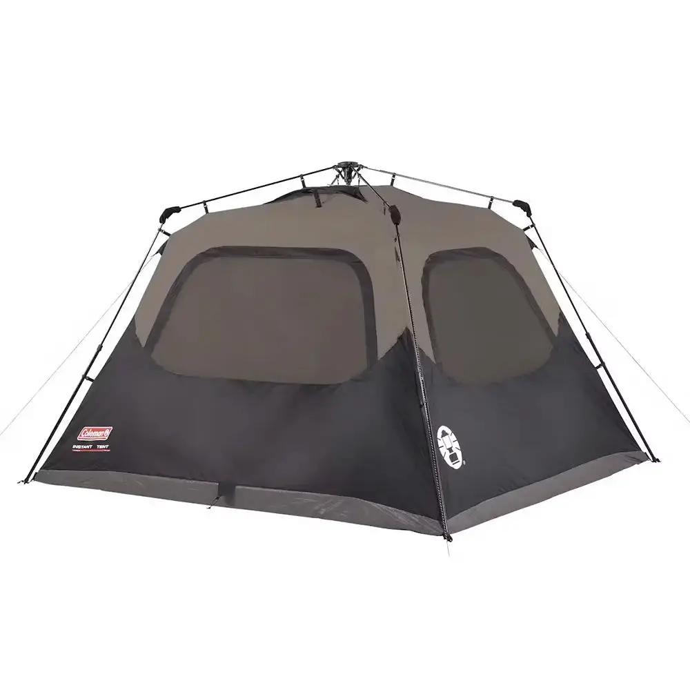 Coleman 4-Person Cabin Camping Tent with Instant Setup - Black by Coleman