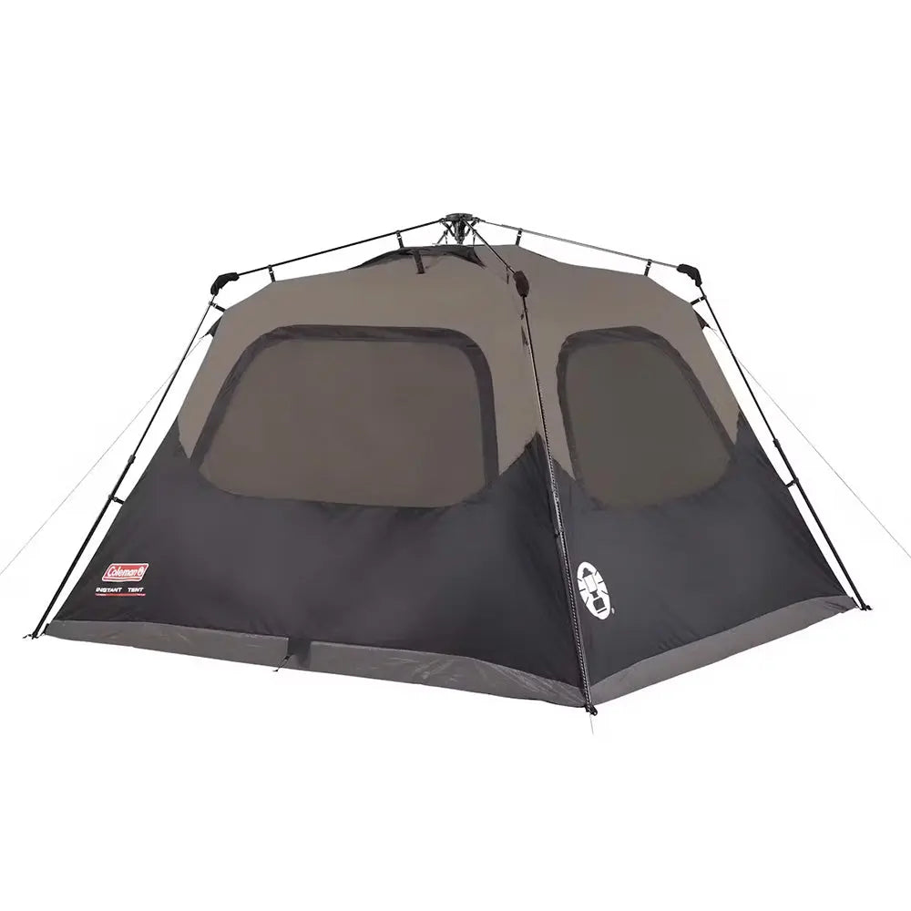 Coleman 4-Person Cabin Camping Tent with Instant Setup - Black