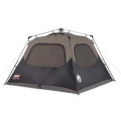 Coleman 4-Person Cabin Camping Tent with Instant Setup - Black
