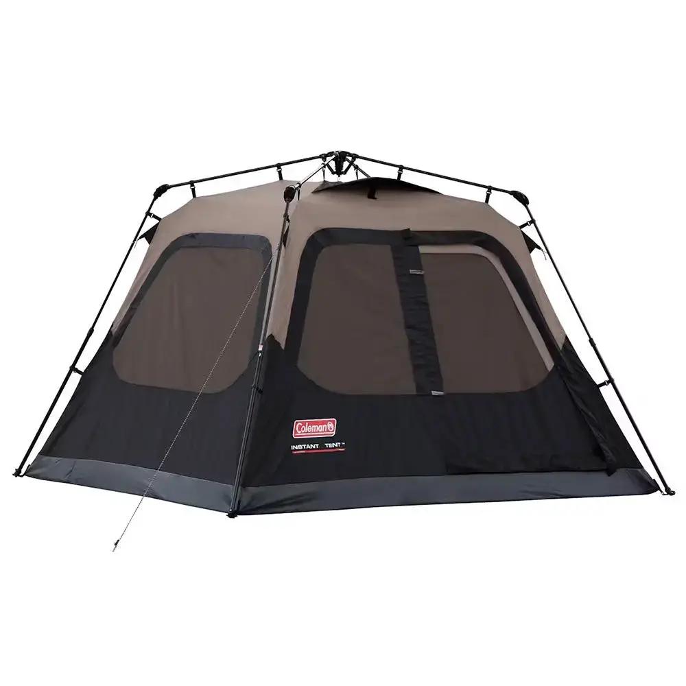 Coleman 4-Person Cabin Camping Tent with Instant Setup - Black by Coleman