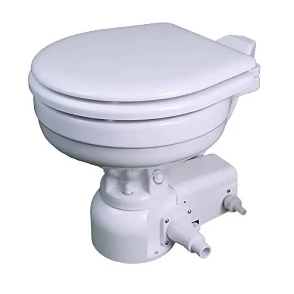 Raritan Sea Era Marine Size Pressurized Freshwater Toilet with Multifunction Panel - White - 12V