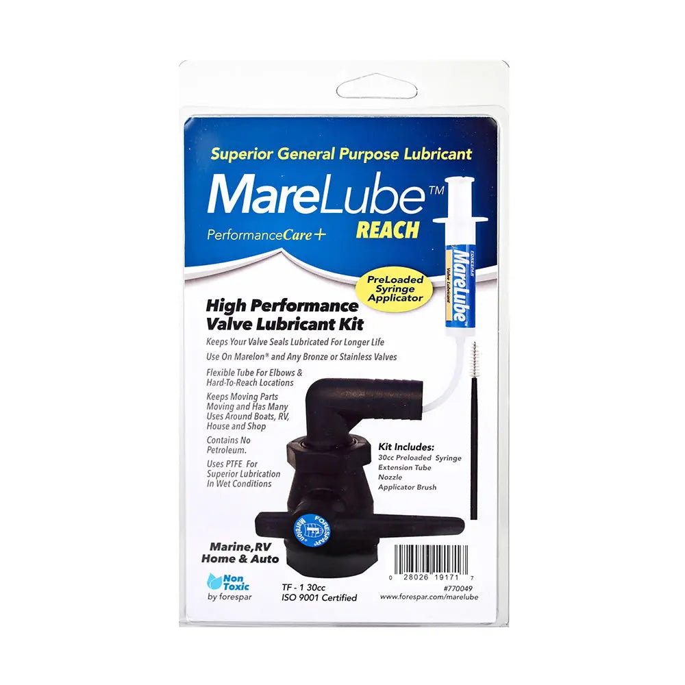 Forespar MARELUBE Reach 30cc Lube Kit for Valve Maintenance and Lubrication