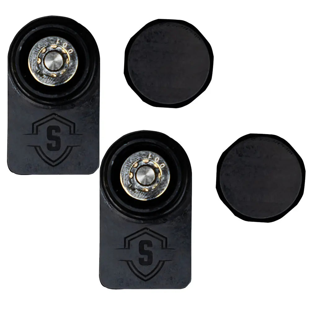 Secure Outdoors Elite Lock Dual Black - Universal Security for Trolling Motors and Marine Equipment
