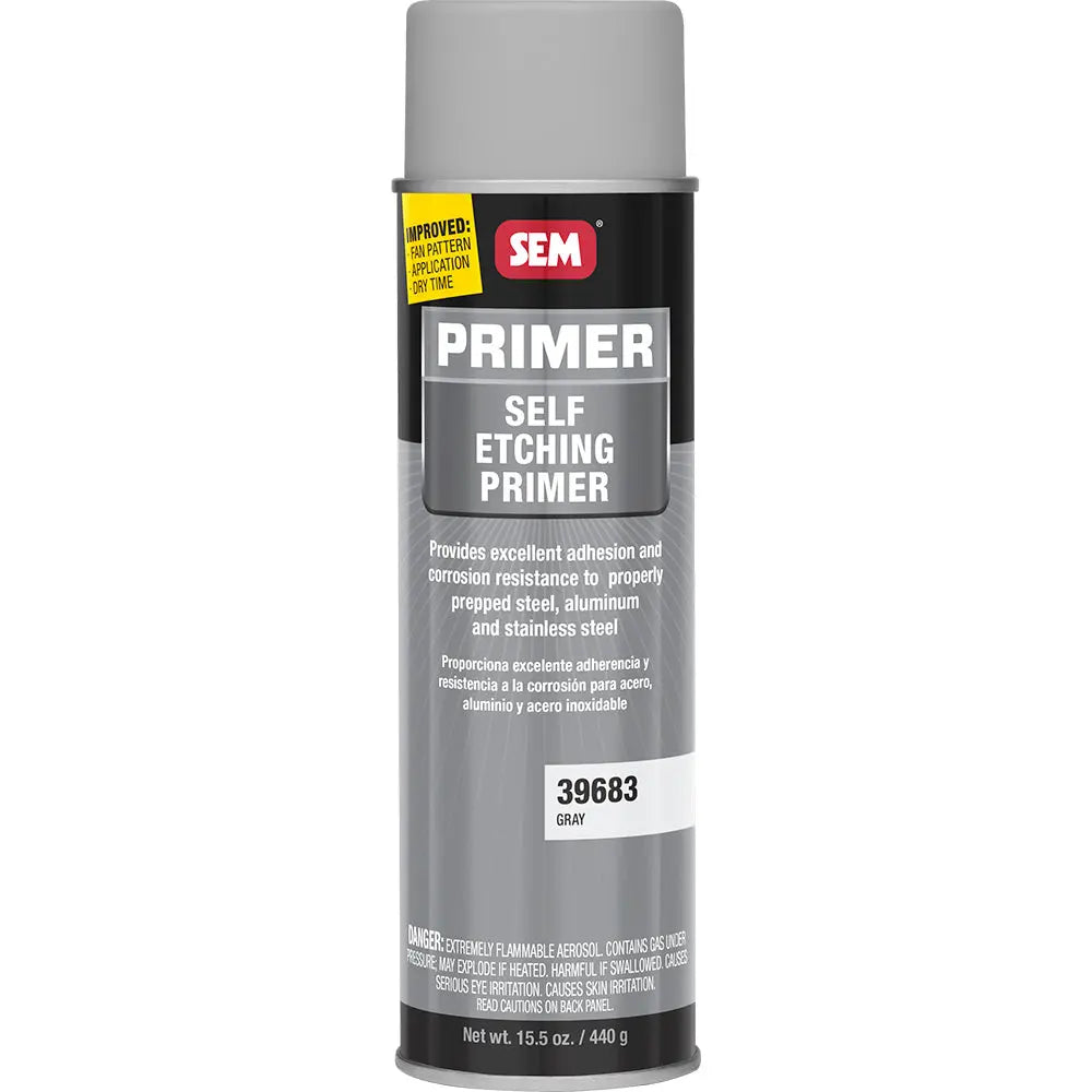 SEM Self Etching Primer - 20oz Aerosol Can - Grey for Metal Preparation