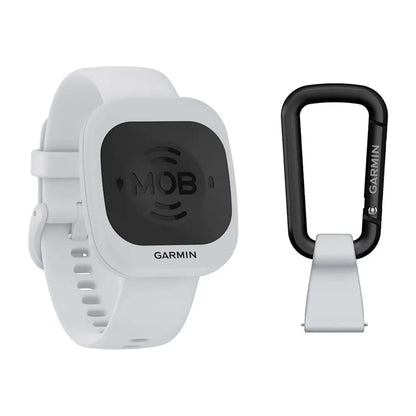 Garmin MOB Tag with White Quick Release Band - Wireless Personal Locator and Safety Device