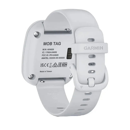 Garmin MOB Tag with White Quick Release Band - Wireless Personal Locator and Safety Device