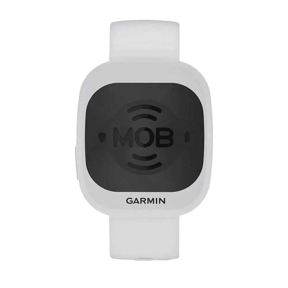 Garmin MOB Tag with White Quick Release Band - Wireless Personal Locator and Safety Device