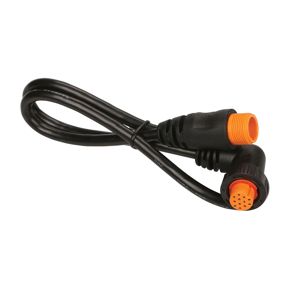 Garmin Transducer Right Angle Adapter Cable (12-pin) – 23.6-inch Replacement and Installation Accessory